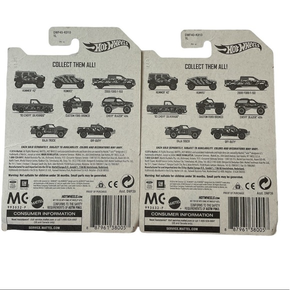 Hot Wheels Chevy Blazer and Hummer. New in Box - Picture 2 of 4